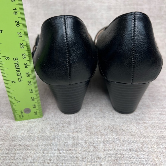 Life Stride Rozz Mary Jane heels pumps size 9M black, office party USEDLIKENEW - Picture 8 of 9